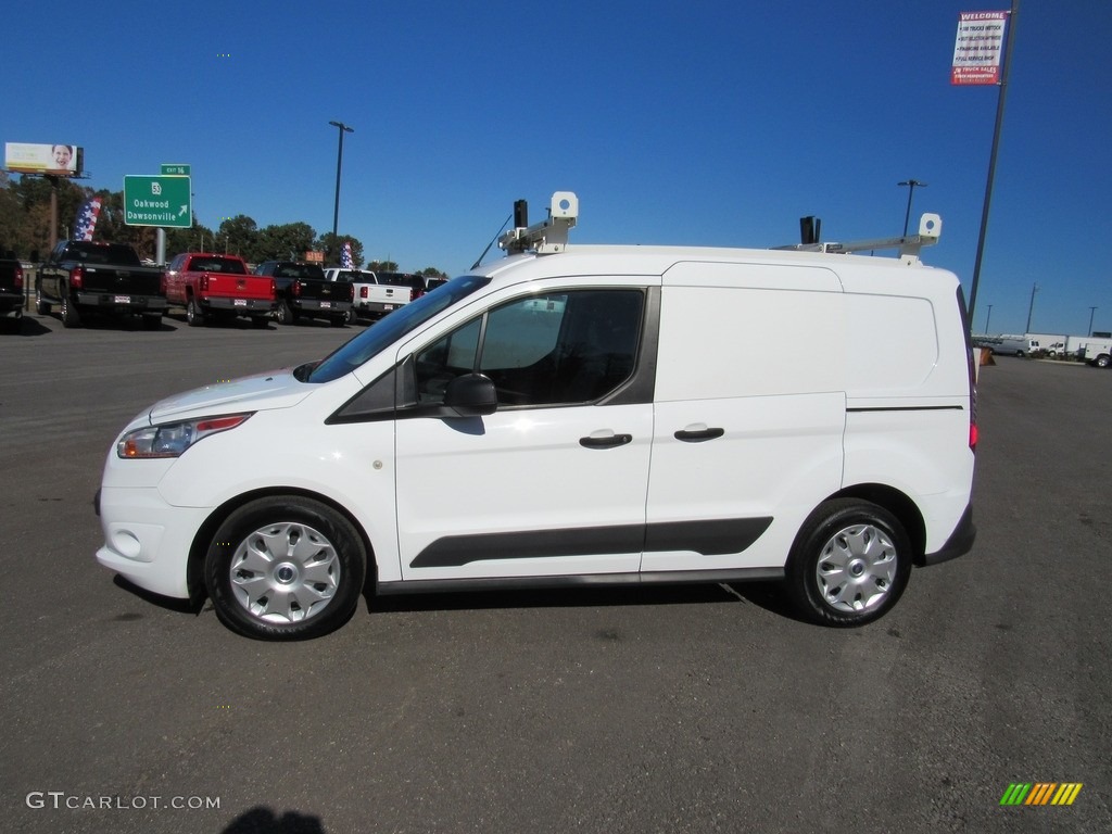 Frozen White 2016 Ford Transit Connect XLT Cargo Van Exterior Photo #138605430