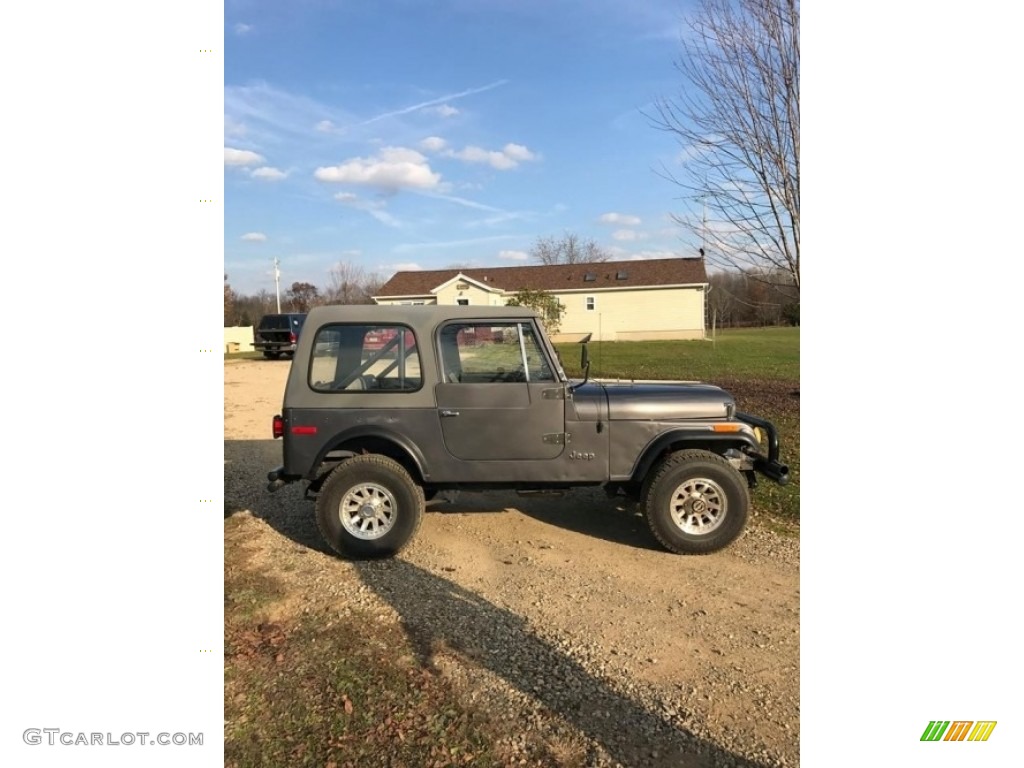 Pewter Gray Metallic 1977 Jeep CJ7 4x4 Exterior Photo #138606017