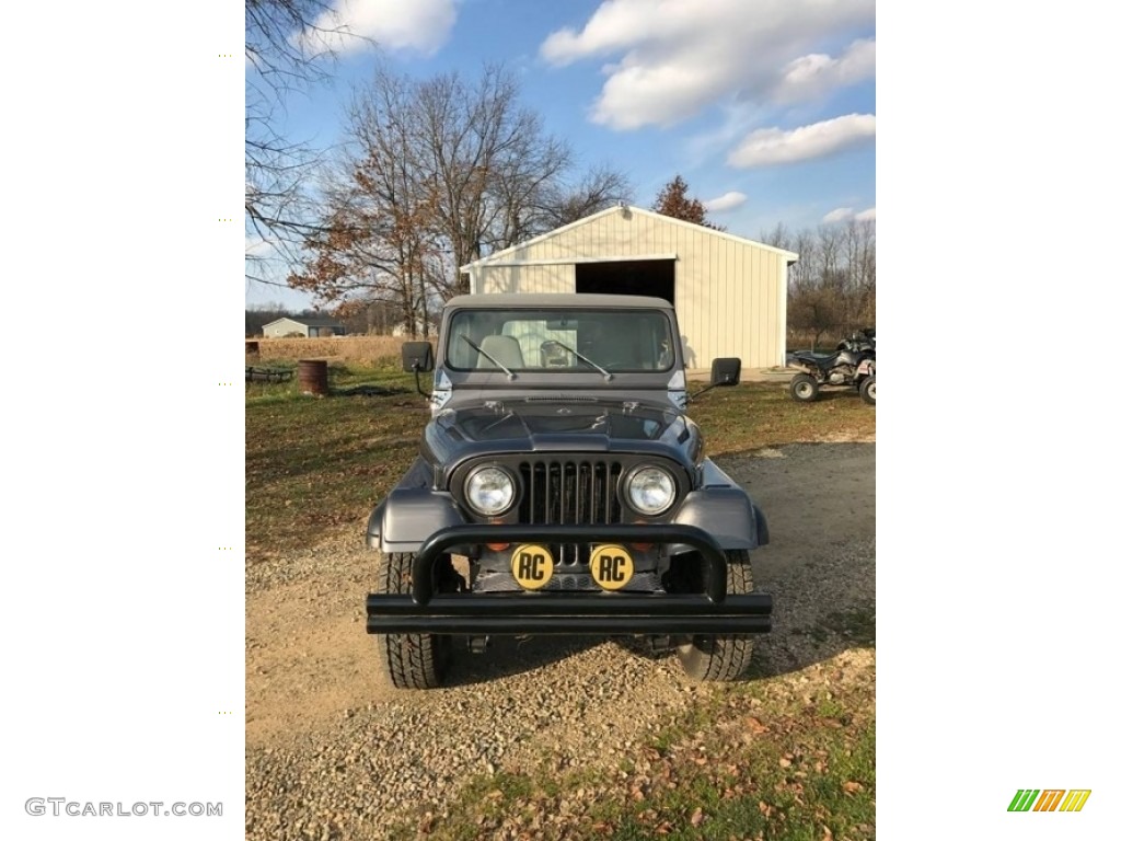 Pewter Gray Metallic 1977 Jeep CJ7 4x4 Exterior Photo #138606042