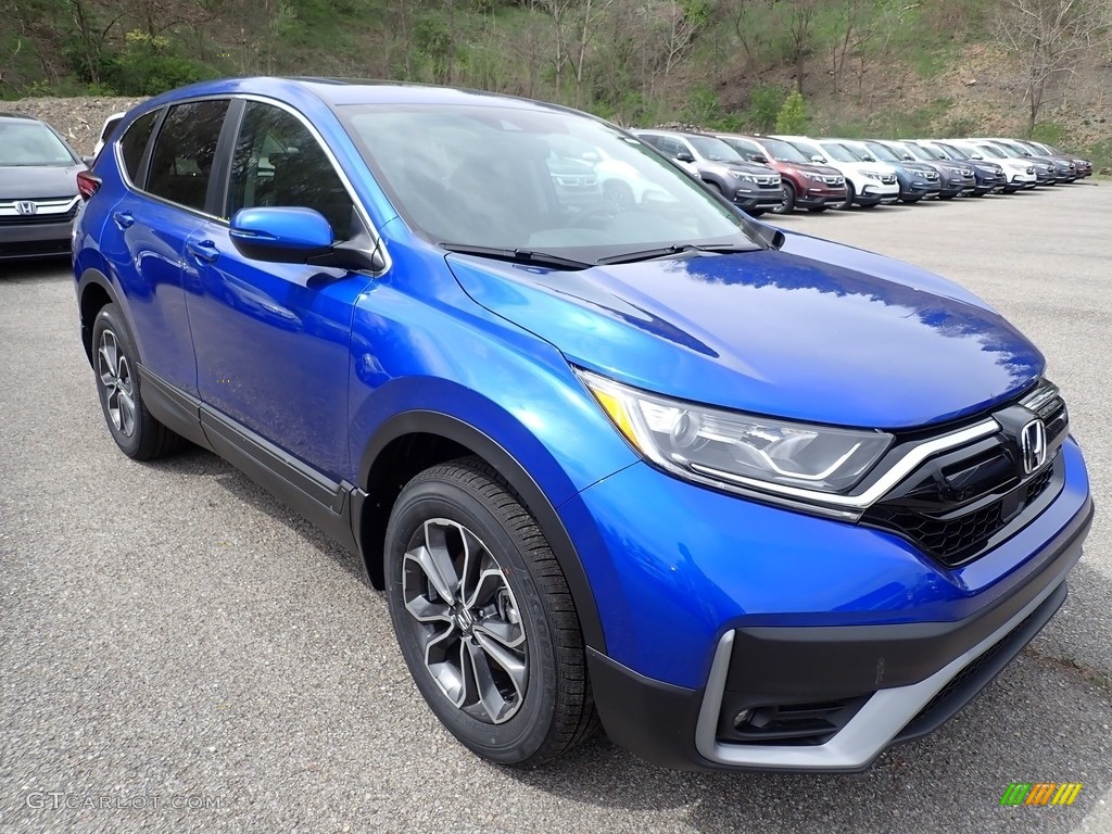 Aegean Blue Metallic 2020 Honda CR-V EX-L AWD Exterior Photo #138607278