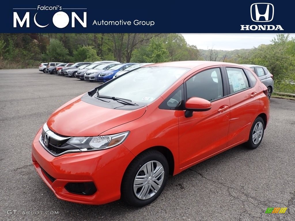 Orange Fury Honda Fit