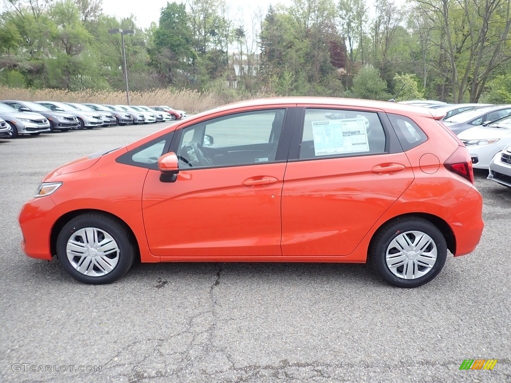 Orange Fury 2020 Honda Fit LX Exterior Photo #138609174