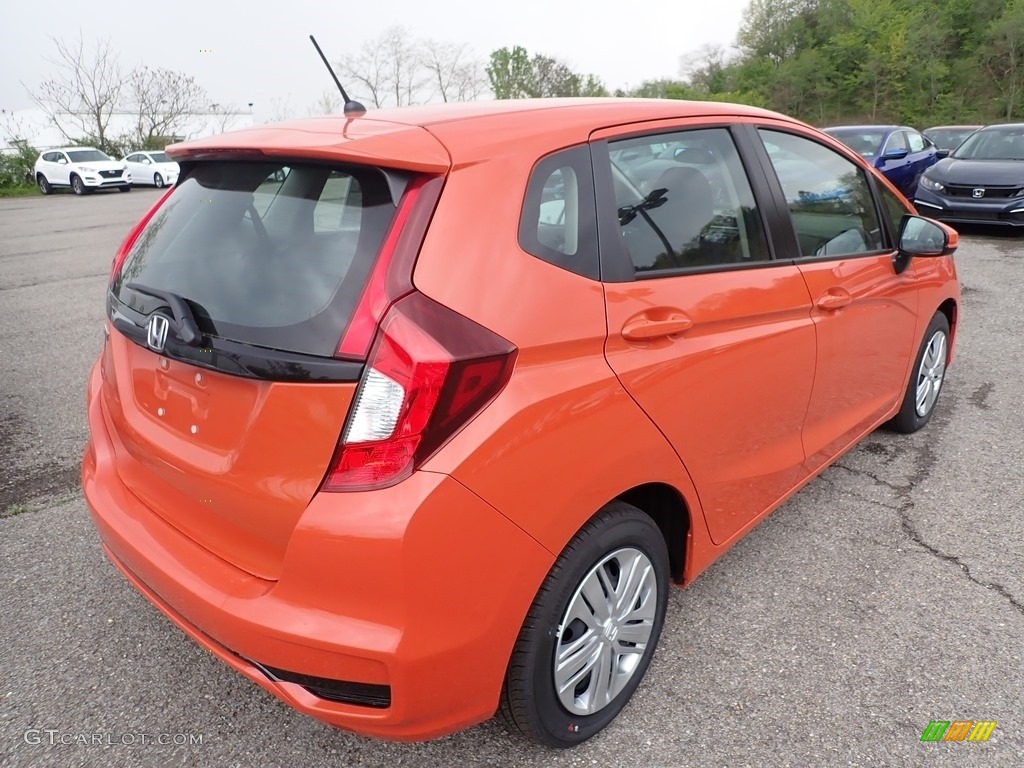 2020 Fit LX - Orange Fury / Black photo #6