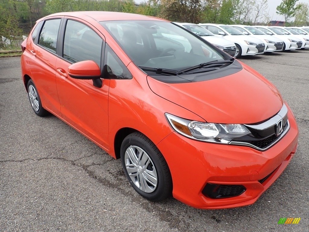 Orange Fury 2020 Honda Fit LX Exterior Photo #138609279