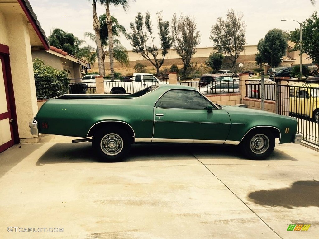 Medium Green Metallic 1977 Chevrolet El Camino Standard El Camino Model Exterior Photo #138610309