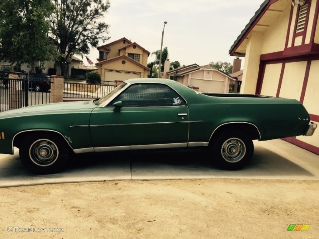 Medium Green Metallic 1977 Chevrolet El Camino Standard El Camino Model Exterior Photo #138610485