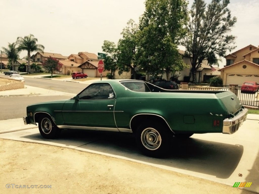 Medium Green Metallic 1977 Chevrolet El Camino Standard El Camino Model Exterior Photo #138610506