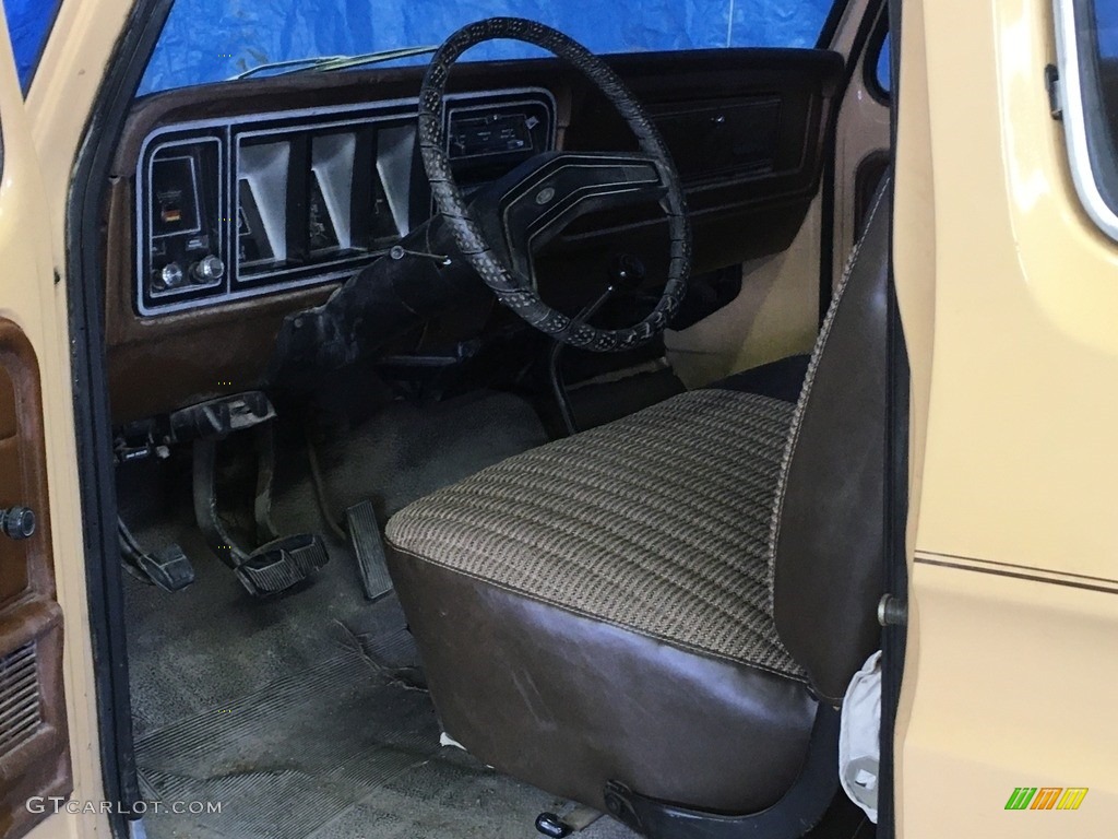 Saddle Interior 1978 Ford F150 Custom SuperCab Photo #138611097