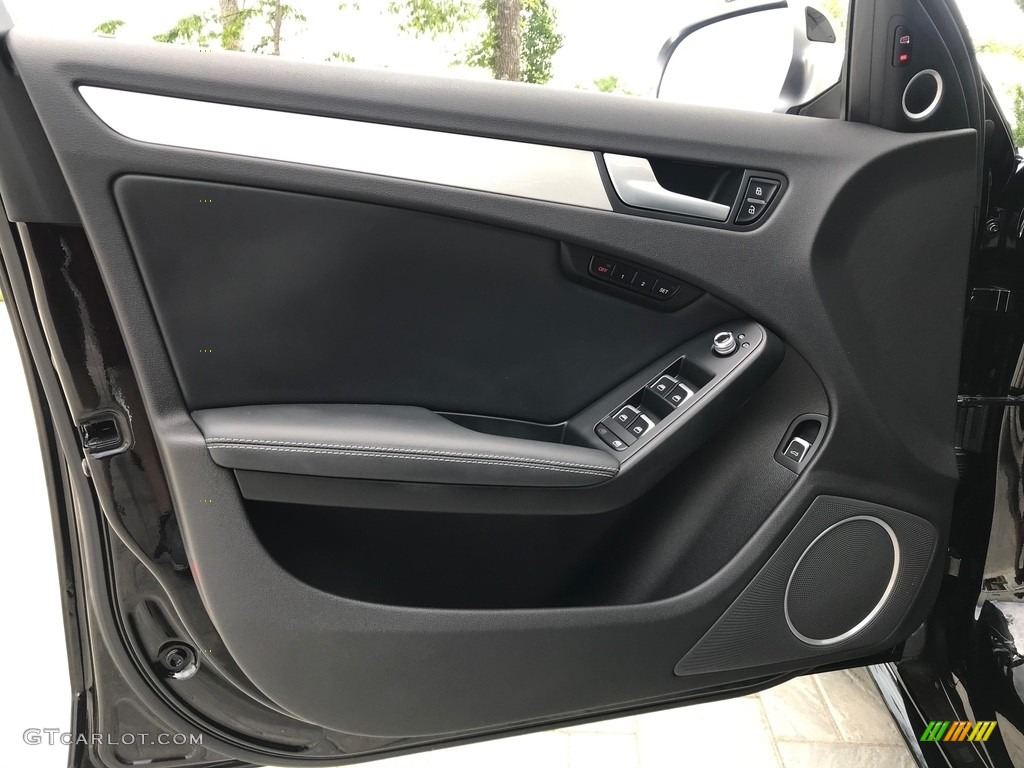 2015 Audi S4 Premium Plus 3.0 TFSI quattro Black Door Panel Photo #138612252