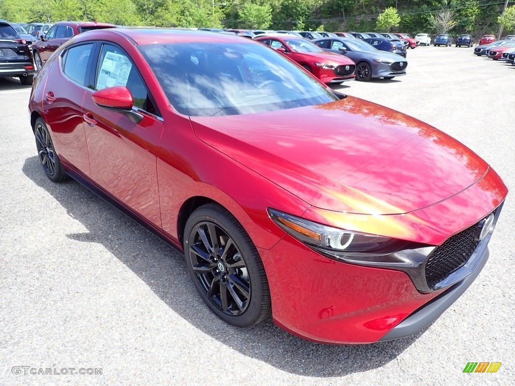 Soul Red Crystal Metallic 2020 Mazda MAZDA3 Premium Hatchback AWD Exterior Photo #138612285