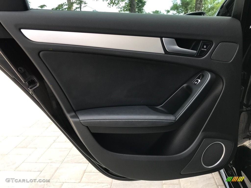 2015 Audi S4 Premium Plus 3.0 TFSI quattro Black Door Panel Photo #138612300