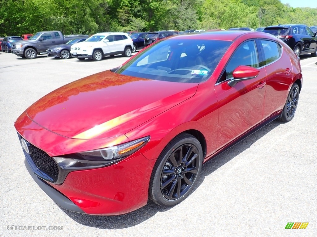 Soul Red Crystal Metallic 2020 Mazda MAZDA3 Premium Hatchback AWD Exterior Photo #138612339