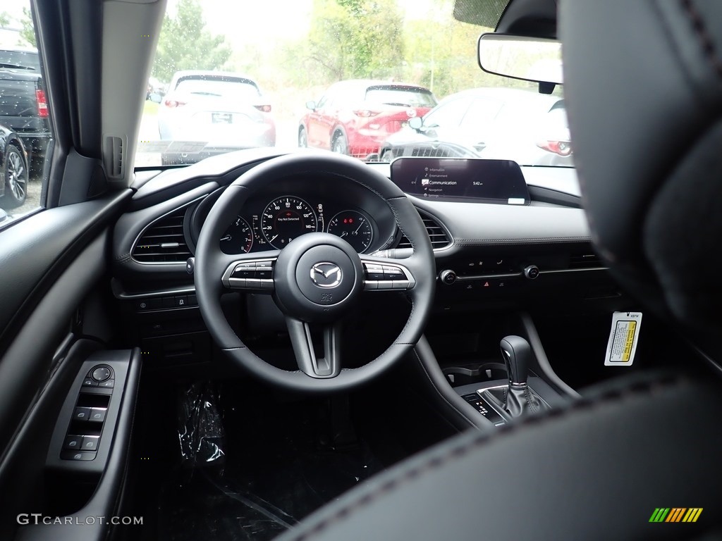 Black Interior 2020 Mazda MAZDA3 Select Sedan AWD Photo #138612849