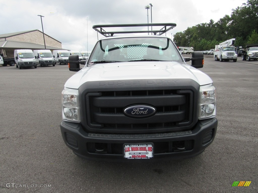 2012 F350 Super Duty XL Regular Cab Chassis - Oxford White / Steel photo #6