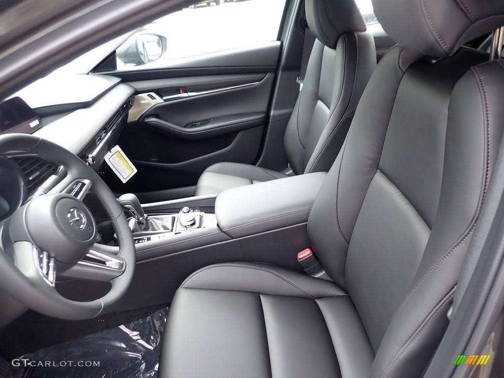 Black Interior 2020 Mazda MAZDA3 Preferred Sedan AWD Photo #138613242