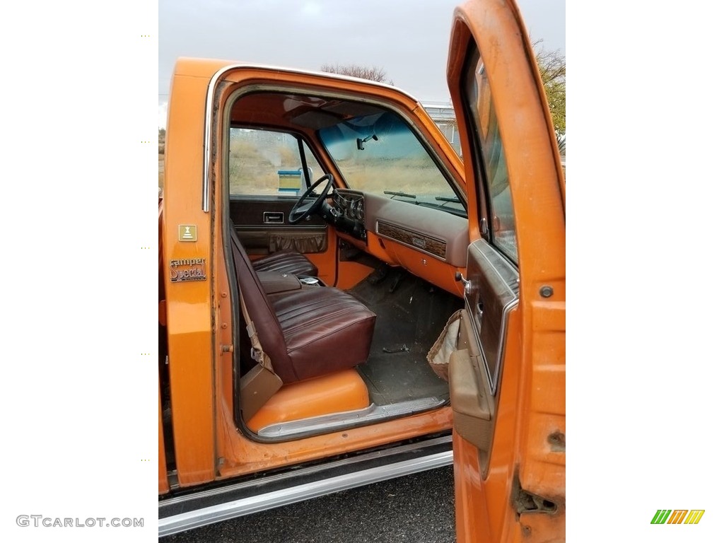 Saddle Interior 1976 Chevrolet C/K C20 Custom Deluxe Regular Cab Photo #138613305