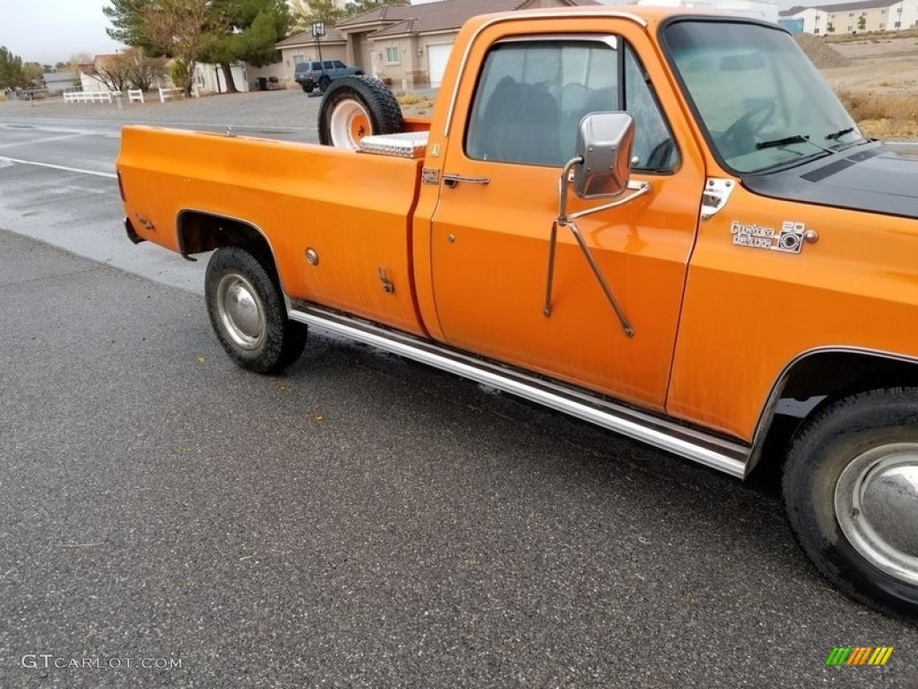 Orange 1976 Chevrolet C/K C20 Custom Deluxe Regular Cab Exterior Photo #138613374