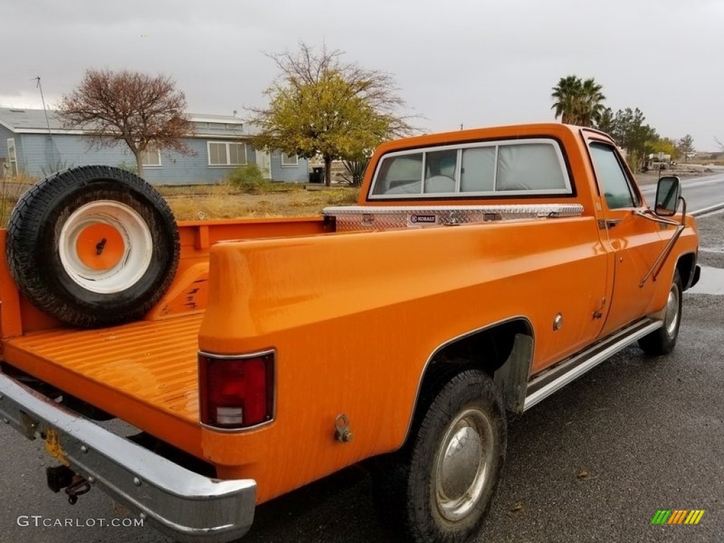 Orange 1976 Chevrolet C/K C20 Custom Deluxe Regular Cab Exterior Photo #138613422