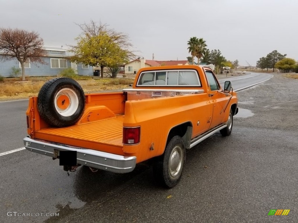 Orange 1976 Chevrolet C/K C20 Custom Deluxe Regular Cab Exterior Photo #138613446