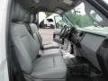 Steel 2012 Ford F350 Super Duty XL Regular Cab Chassis Interior Color