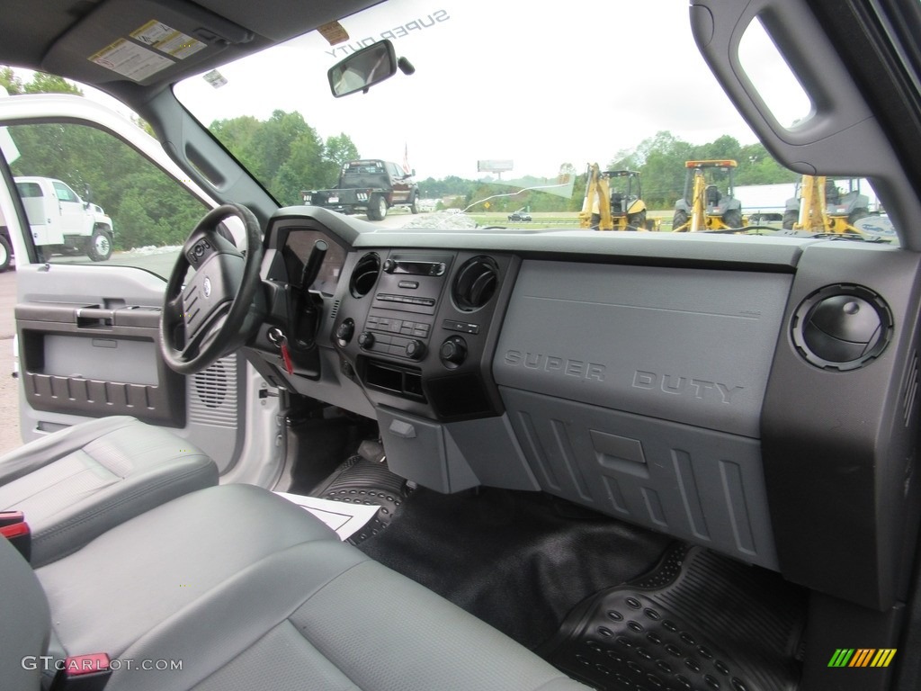 2012 Ford F350 Super Duty XL Regular Cab Chassis Steel Dashboard Photo #138613587
