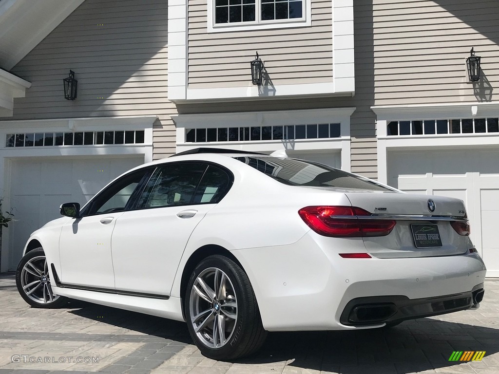 2016 7 Series 750i xDrive Sedan - Mineral White Metallic / Ivory White photo #3