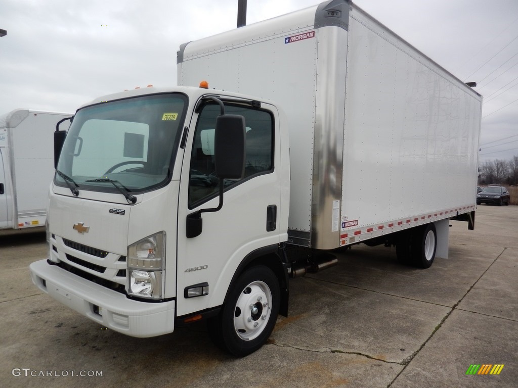 Arctic White 2019 Chevrolet Low Cab Forward 4500 Moving Truck Exterior Photo #138614194