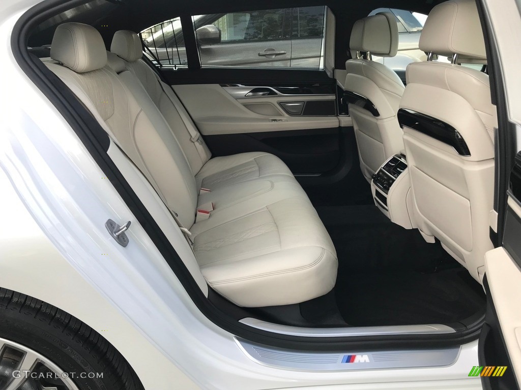 2016 7 Series 750i xDrive Sedan - Mineral White Metallic / Ivory White photo #13