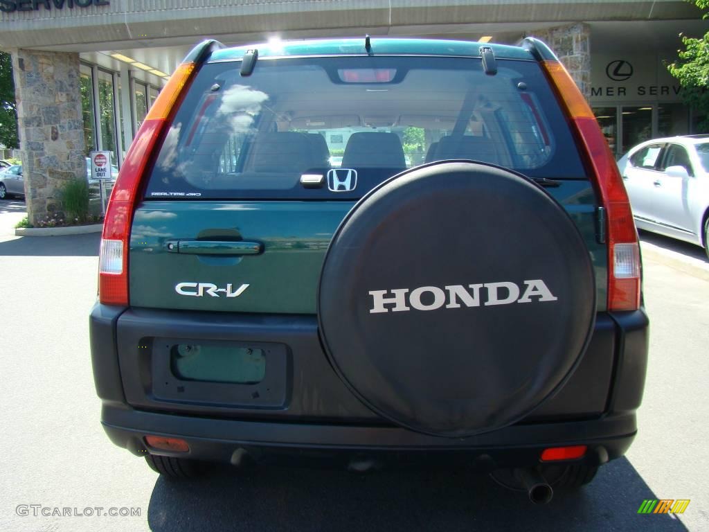 2003 CR-V LX 4WD - Clover Green Pearl / Saddle photo #5