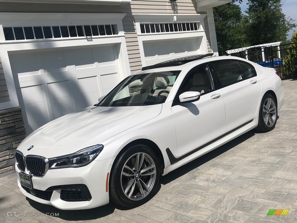 2016 7 Series 750i xDrive Sedan - Mineral White Metallic / Ivory White photo #119