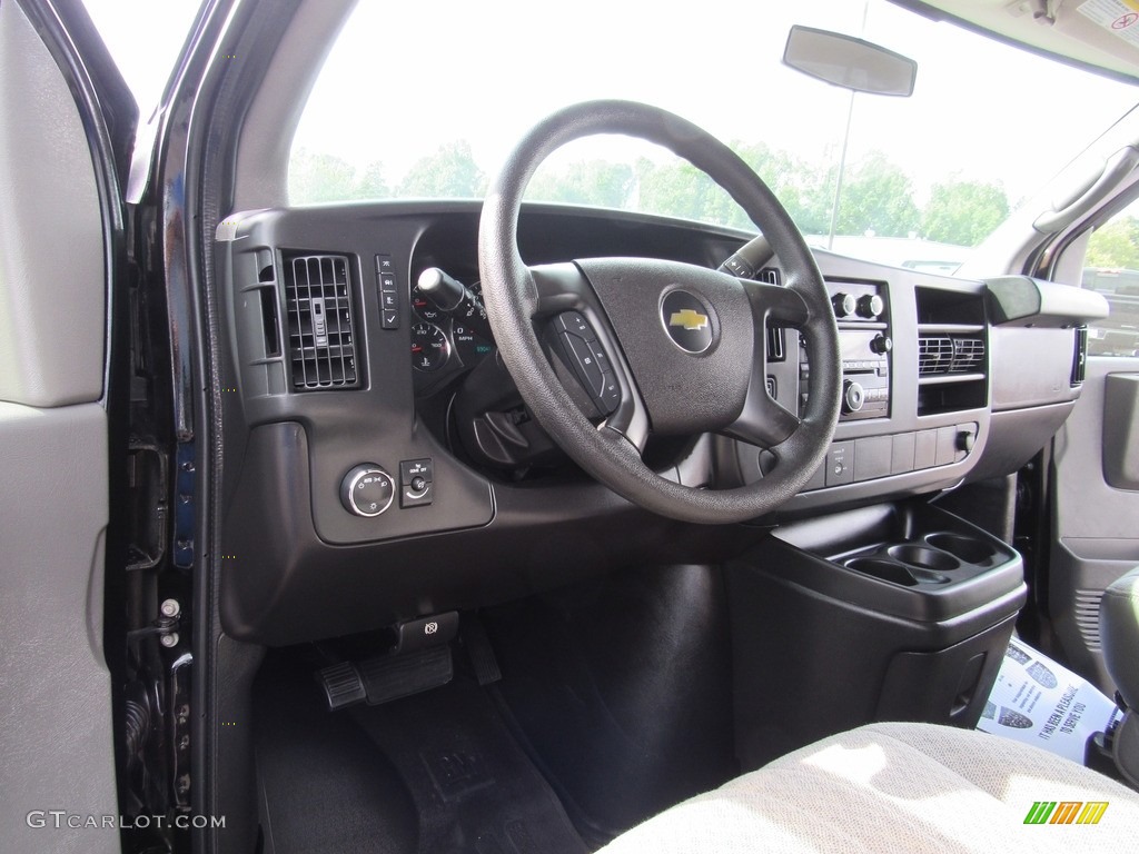 2013 Express LT 3500 Passenger Van - Black / Medium Pewter photo #23