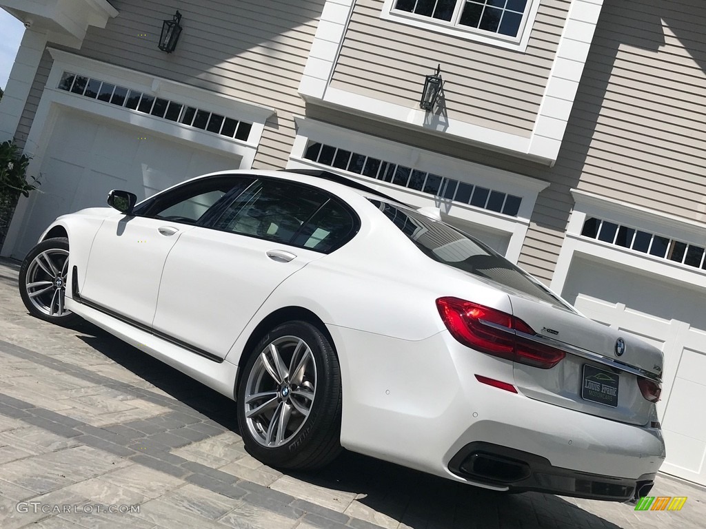 2016 7 Series 750i xDrive Sedan - Mineral White Metallic / Ivory White photo #124