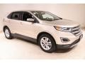 2017 White Gold Metallic Ford Edge SEL AWD  photo #1