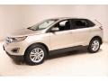 2017 White Gold Metallic Ford Edge SEL AWD  photo #3