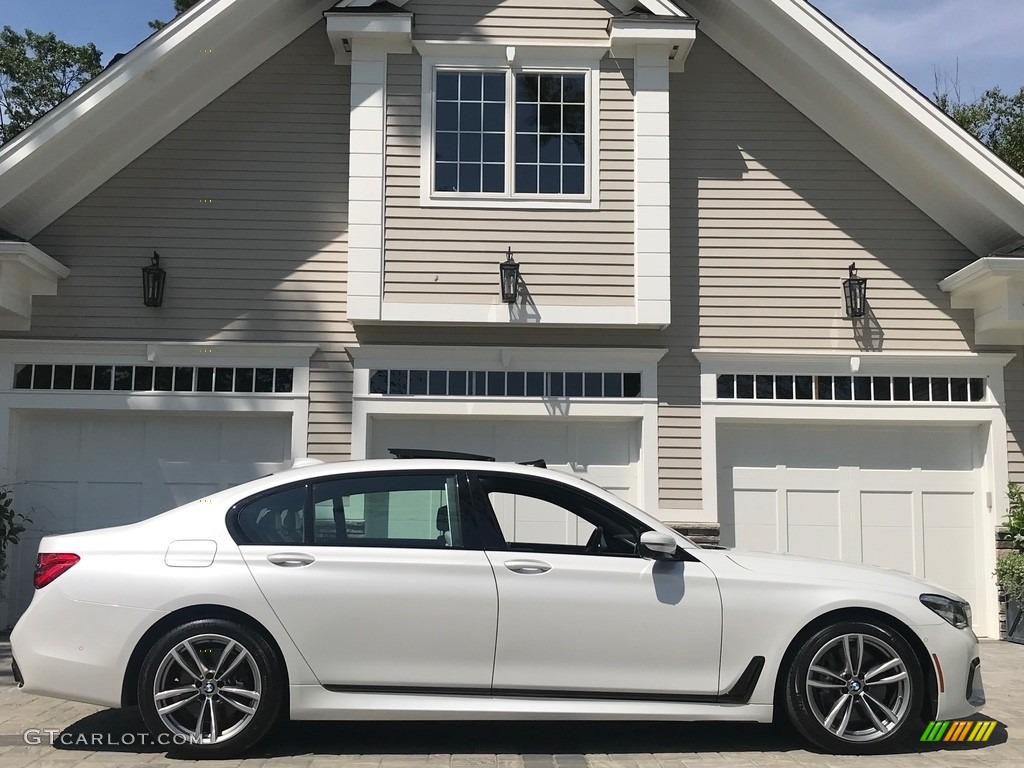 2016 7 Series 750i xDrive Sedan - Mineral White Metallic / Ivory White photo #126