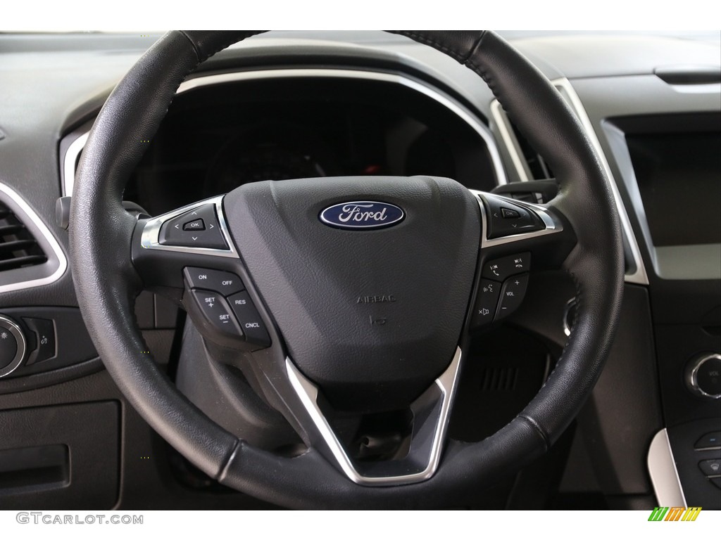 2017 Edge SEL AWD - White Gold Metallic / Ebony photo #7
