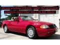 Imperial Red 1997 Mercedes-Benz SL 500 Roadster