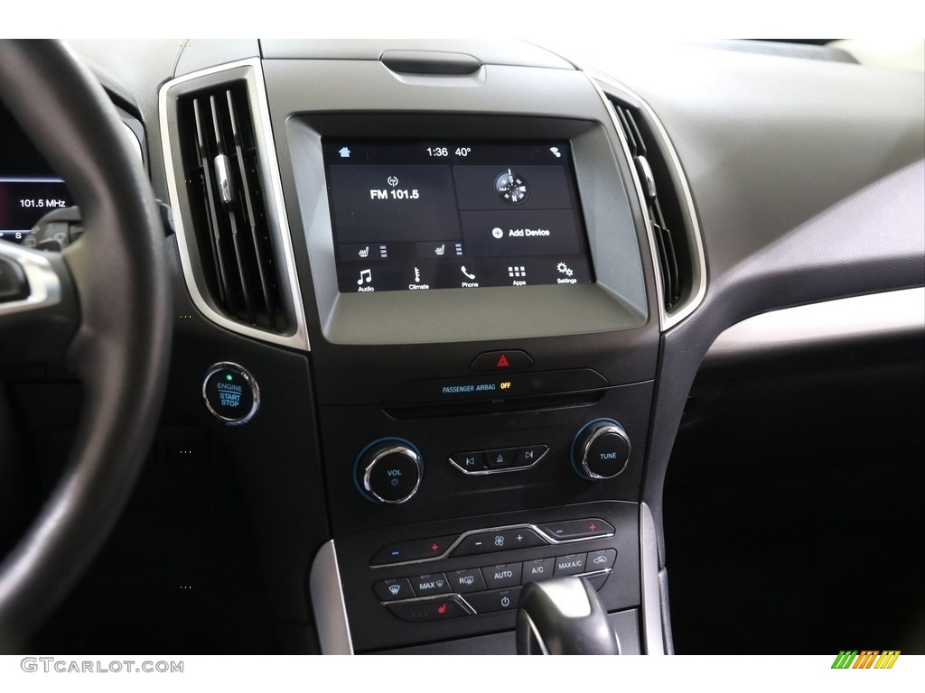 2017 Edge SEL AWD - White Gold Metallic / Ebony photo #9