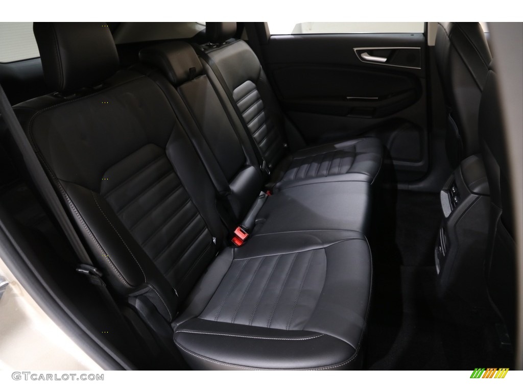 2017 Edge SEL AWD - White Gold Metallic / Ebony photo #17