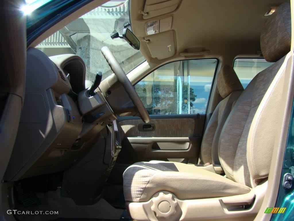 2003 CR-V LX 4WD - Clover Green Pearl / Saddle photo #9