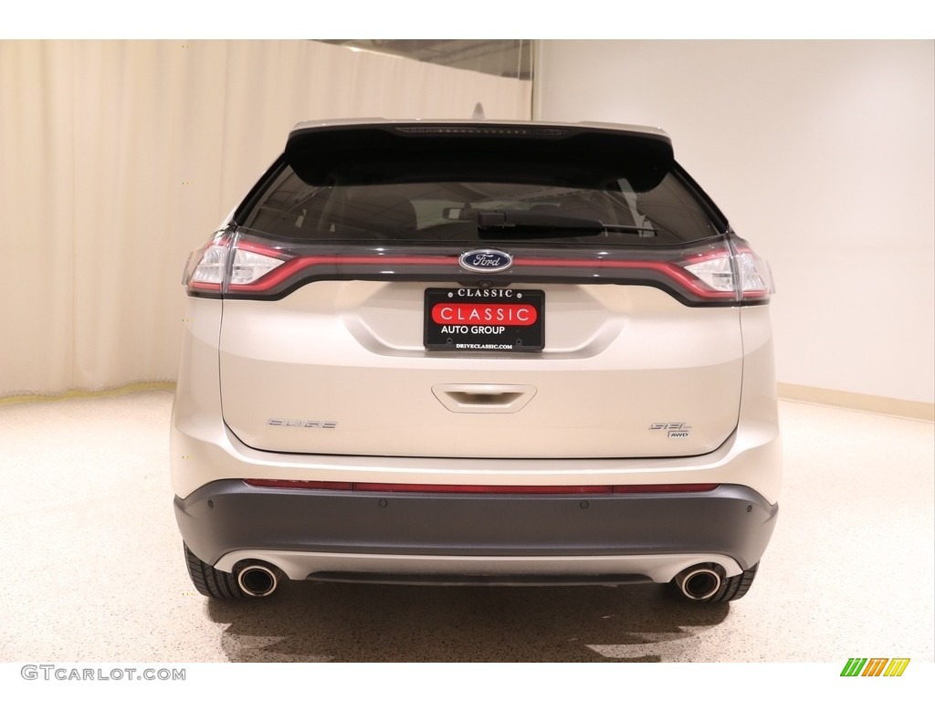 2017 Edge SEL AWD - White Gold Metallic / Ebony photo #19