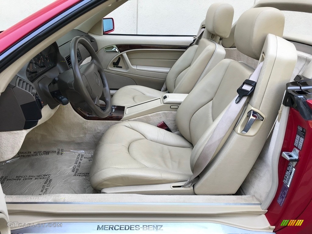 1997 SL 500 Roadster - Imperial Red / Parchment Beige photo #13