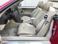 1997 Mercedes-Benz SL Parchment Beige Interior Front Seat Photo