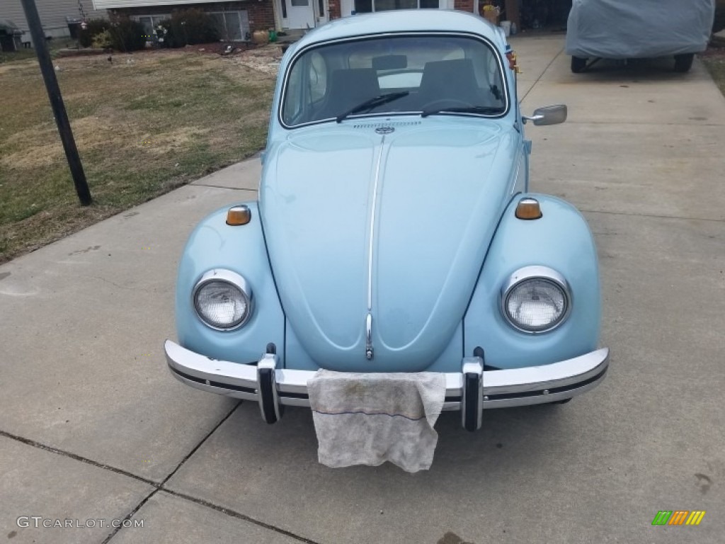Baby Blue 1968 Volkswagen Beetle Coupe Exterior Photo #138617589