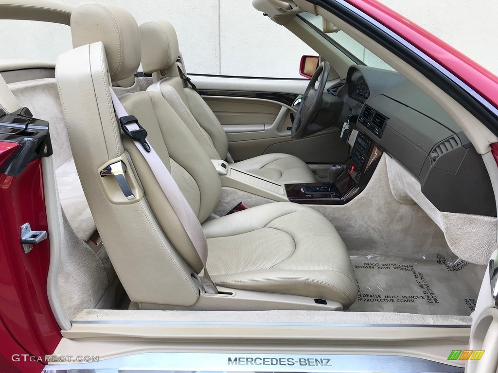 1997 SL 500 Roadster - Imperial Red / Parchment Beige photo #14
