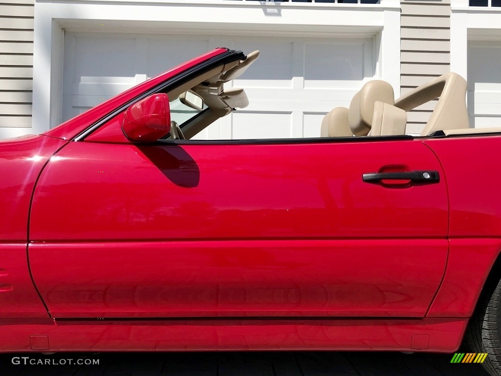 1997 SL 500 Roadster - Imperial Red / Parchment Beige photo #31