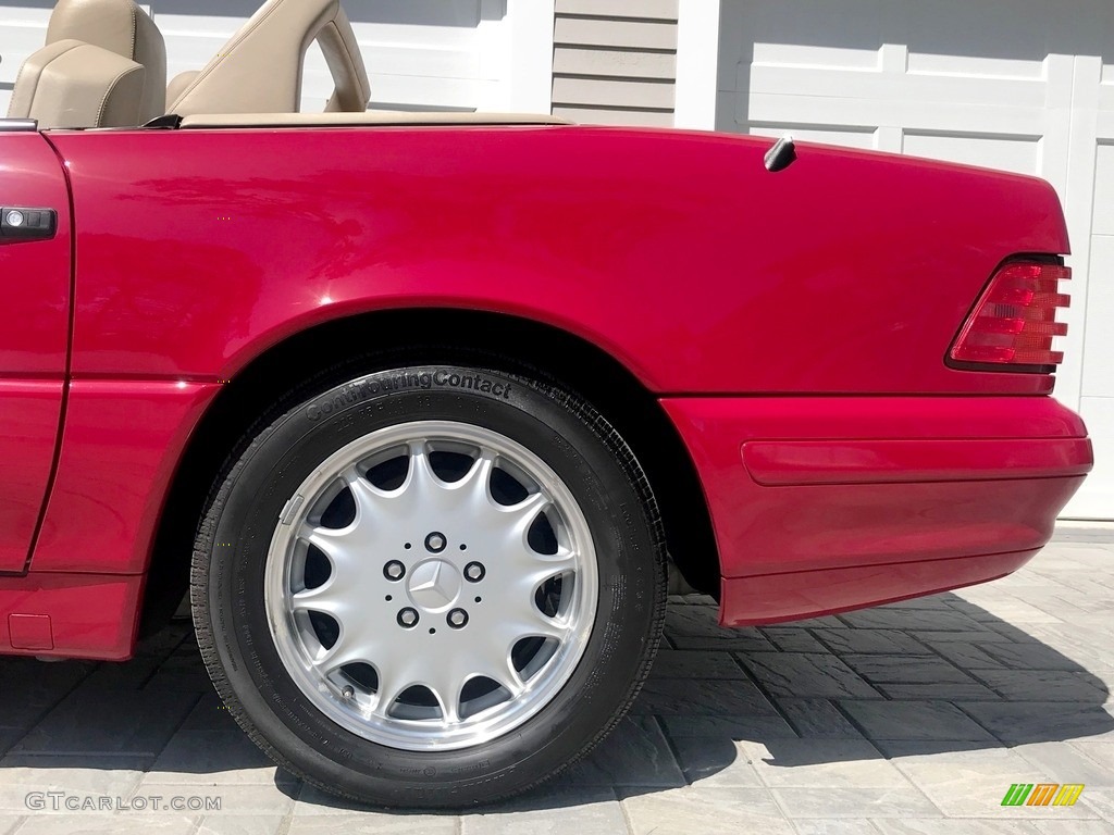 1997 SL 500 Roadster - Imperial Red / Parchment Beige photo #33