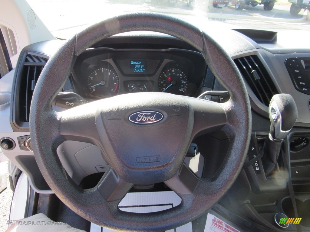 2017 Ford Transit Van 150 LR Regular Pewter Steering Wheel Photo #138618105