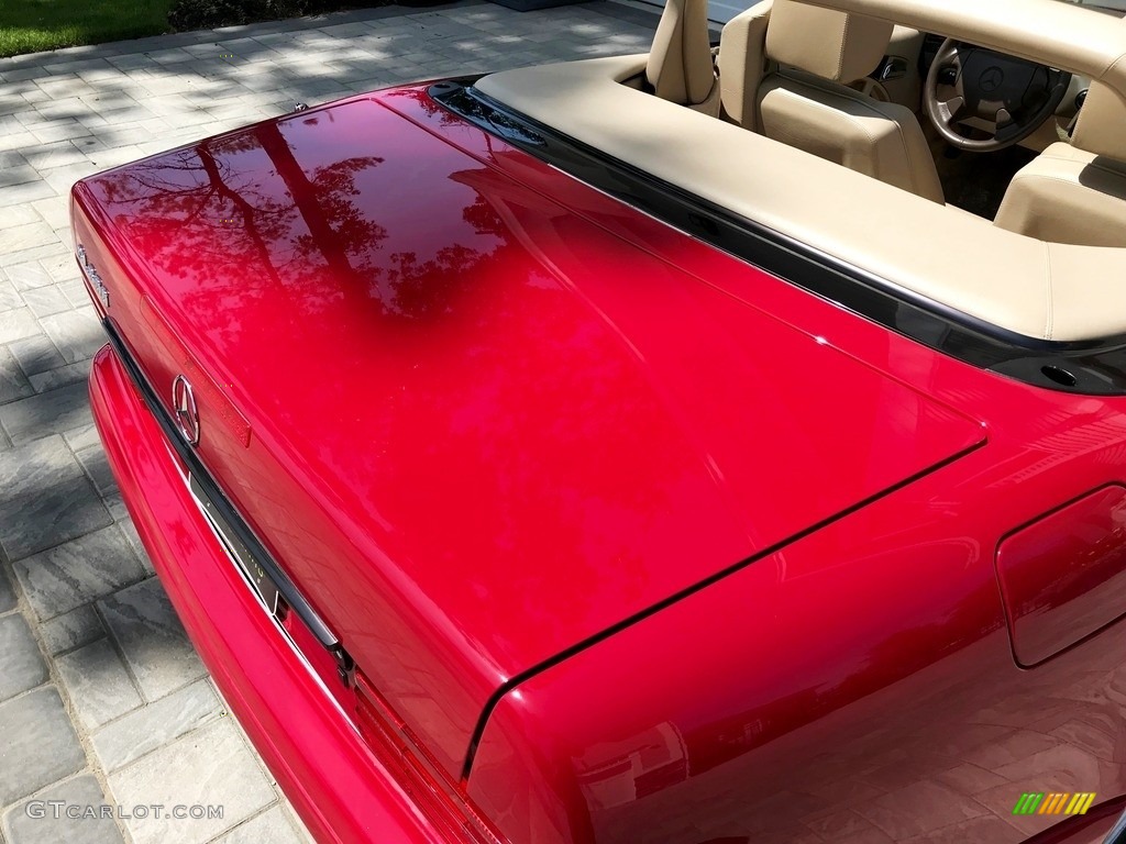 1997 SL 500 Roadster - Imperial Red / Parchment Beige photo #40