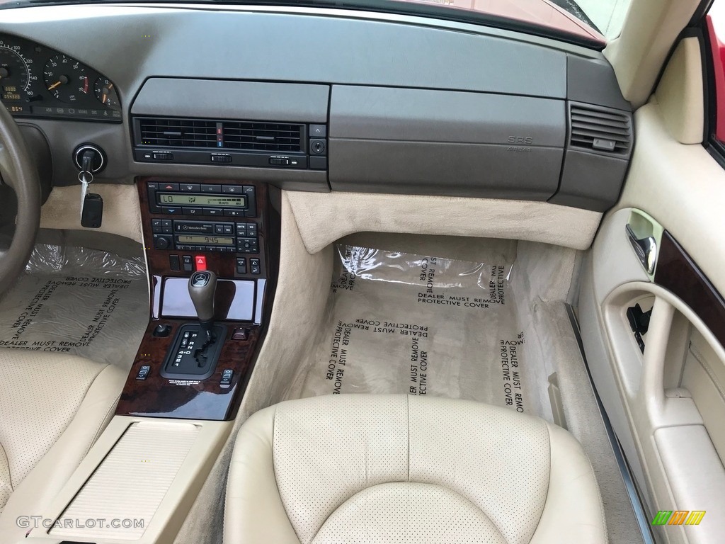 1997 SL 500 Roadster - Imperial Red / Parchment Beige photo #44